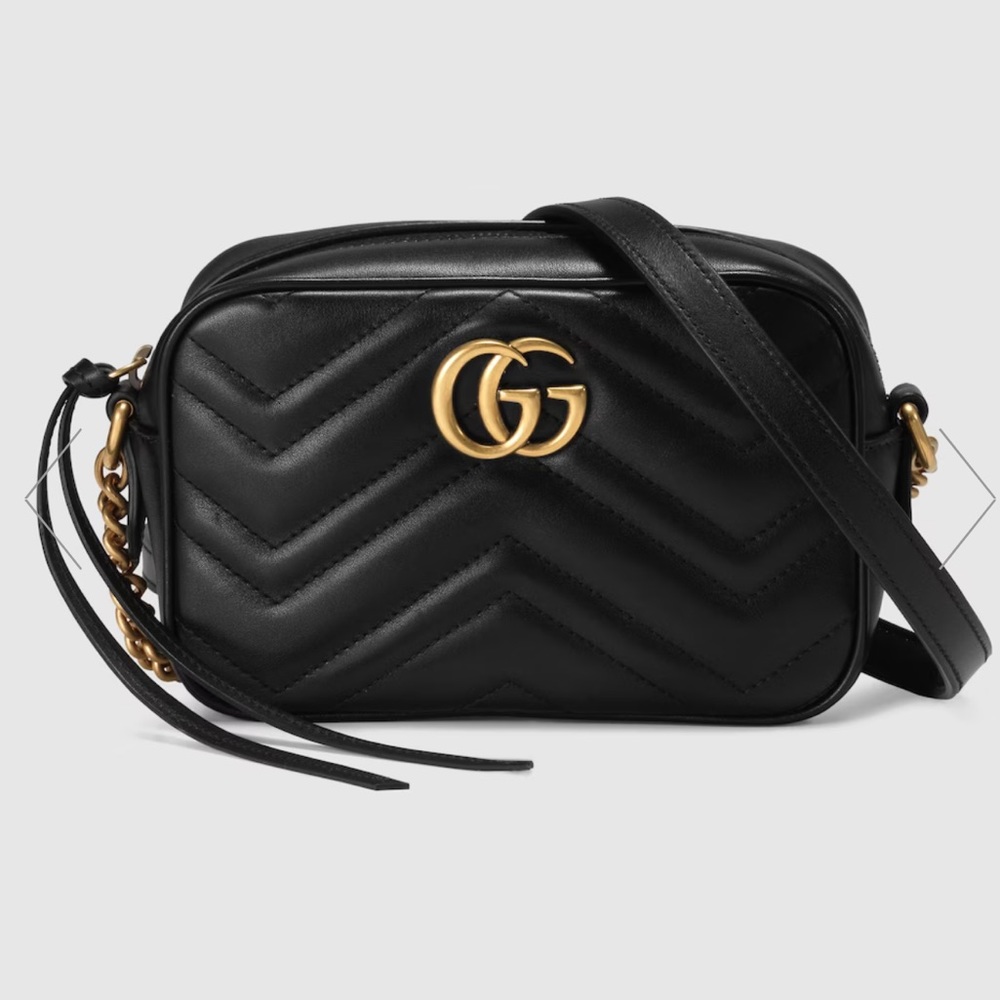 Gucci GG Marmont Mini Shoulder Bag (GG MARMONT MINI SHOULDER BAG)